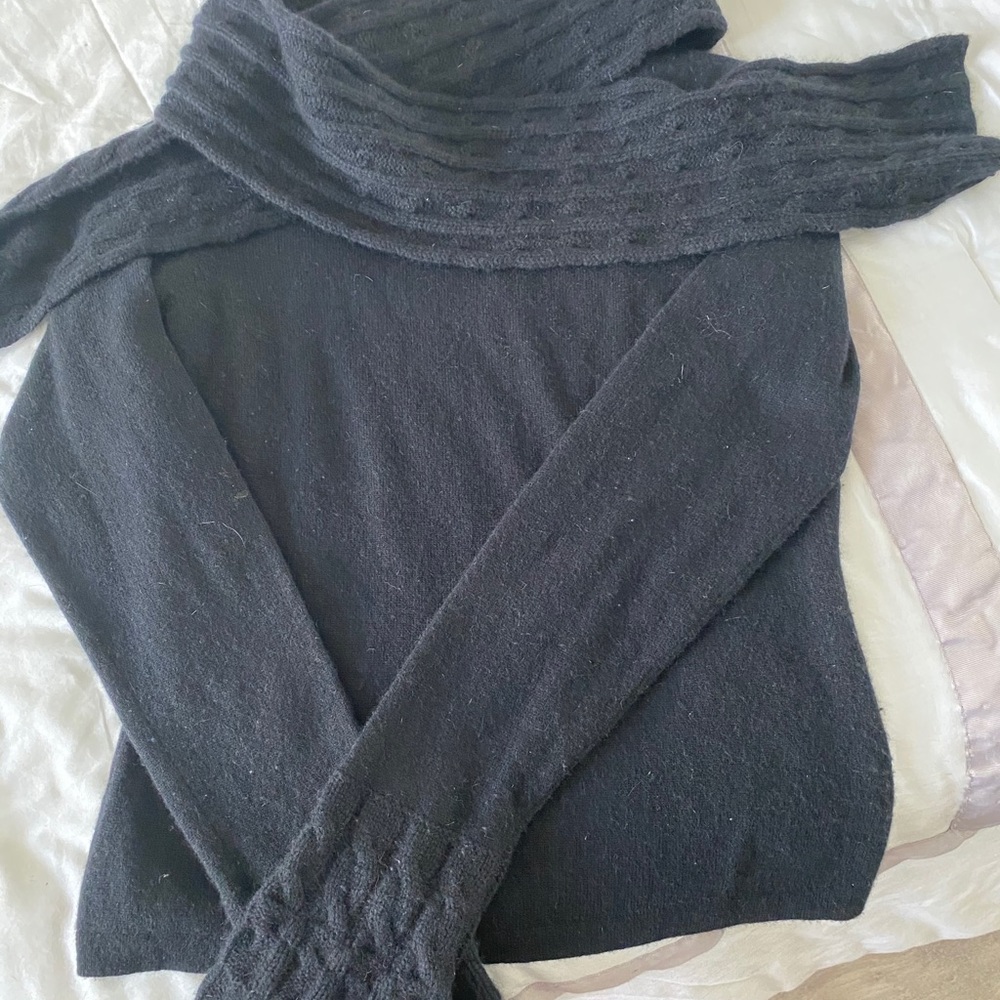 Burberry Black Cashmere Sweater